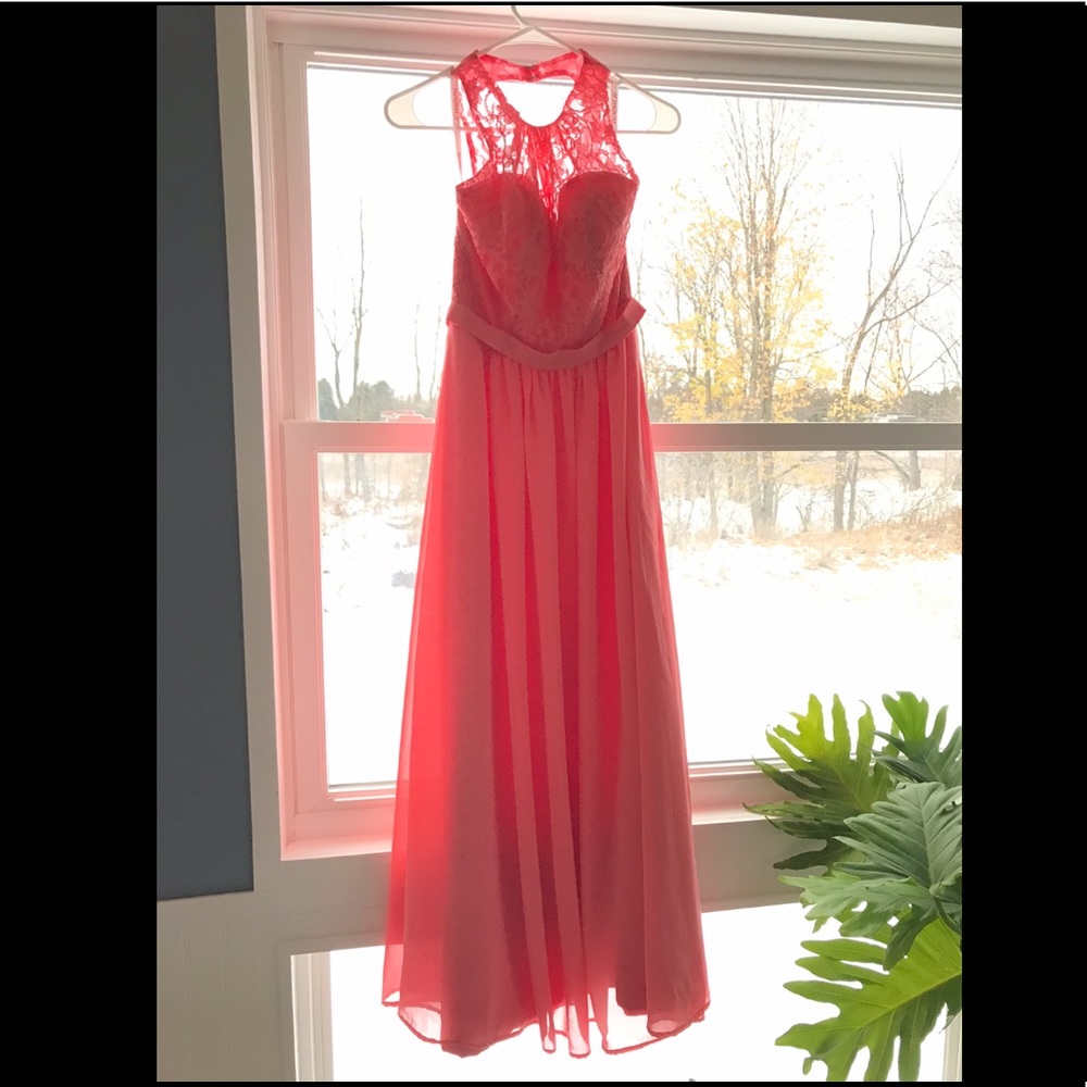 Long bridesmaid formal dress